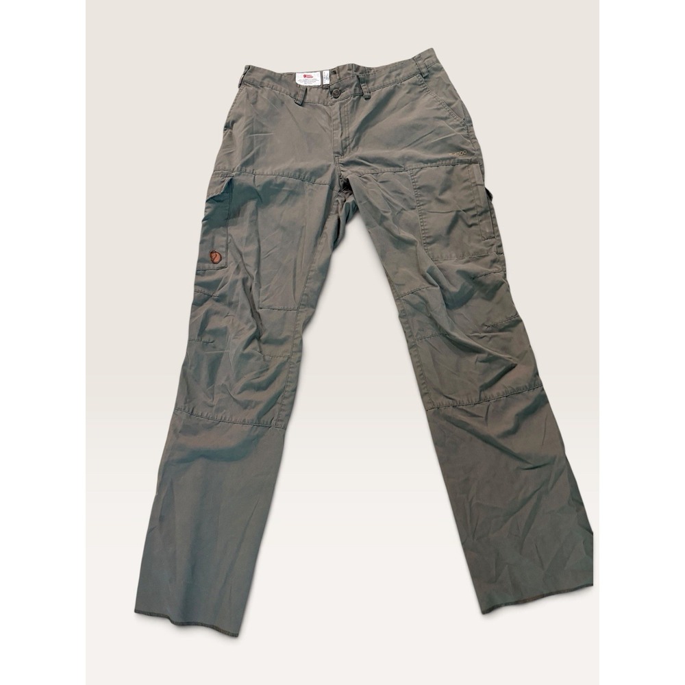 Fjallraven G-1000 Womens Cargo Hiking Pants EU 42 US 32-33 Short Olive